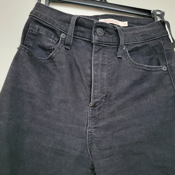 LEVI'S Mile High Super Skinny Blacm - Picture 2 of 4